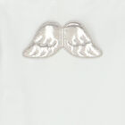 White & Silver Angel Wings Babygrow, 1, hi-res